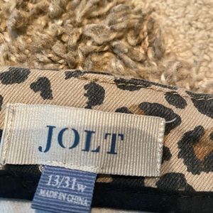 Cheetah print mini skirt 13,31w